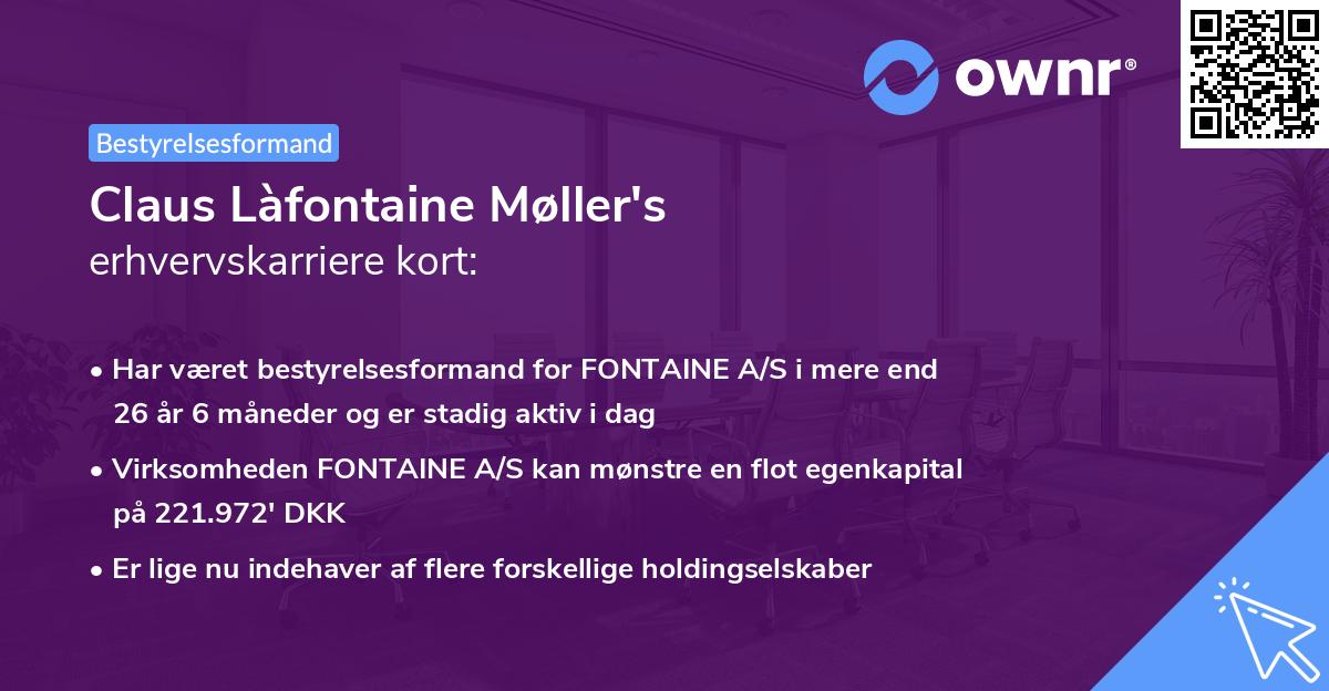 Claus Làfontaine Møller's erhvervskarriere kort