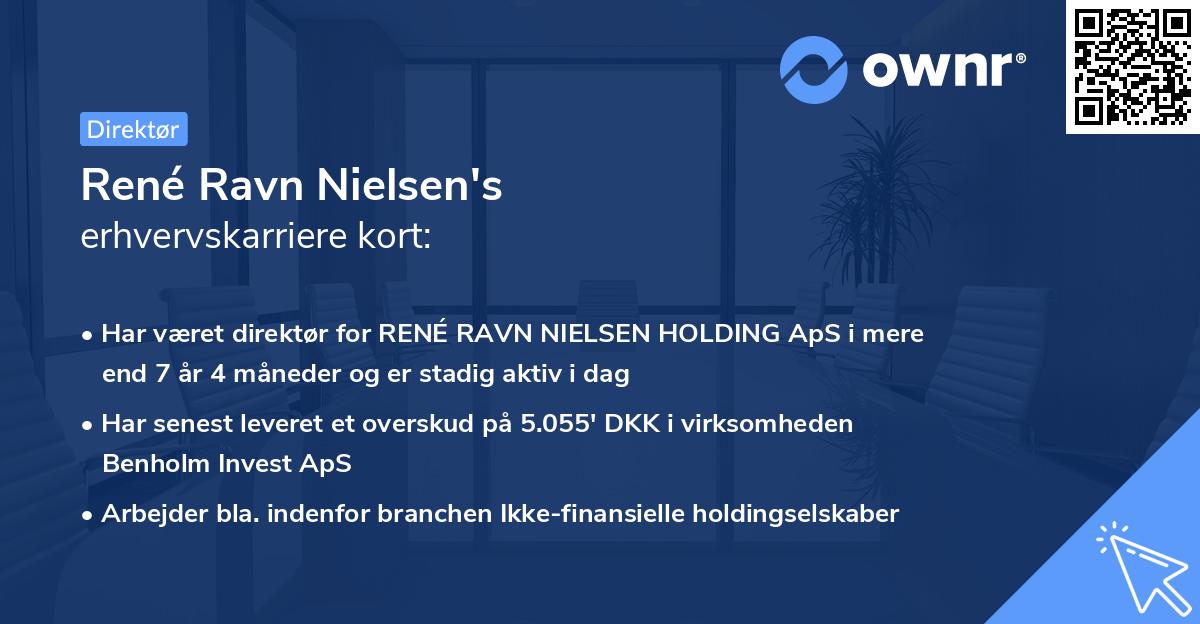 René Ravn Nielsen's erhvervskarriere kort