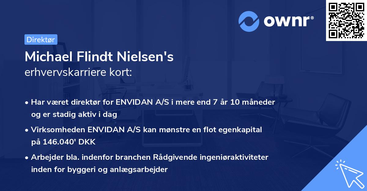 Michael Flindt Nielsen's erhvervskarriere kort