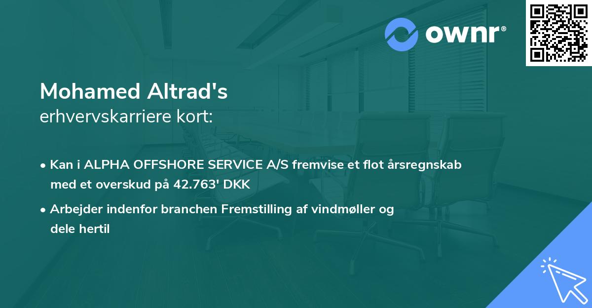 Mohamed Altrad's erhvervskarriere kort