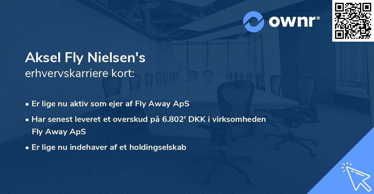 Aksel Fly Nielsen's erhvervskarriere kort