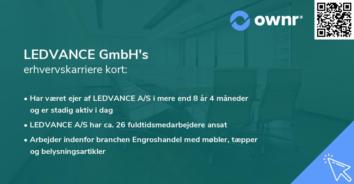 LEDVANCE GmbH's erhvervskarriere kort