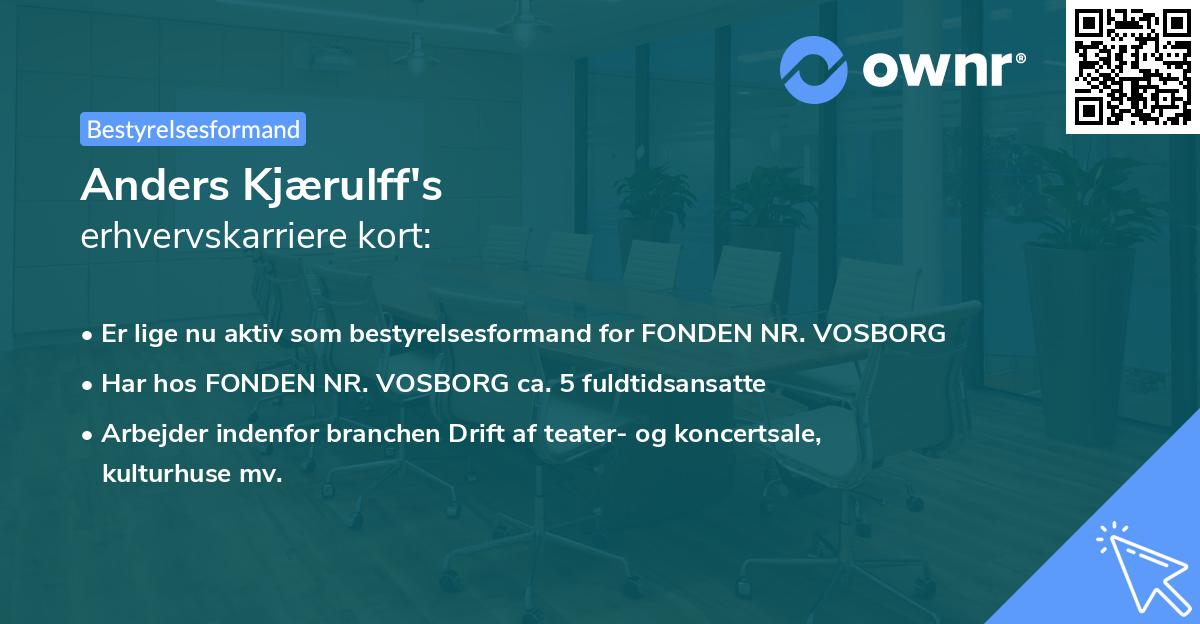 Anders Kjærulff's erhvervskarriere kort