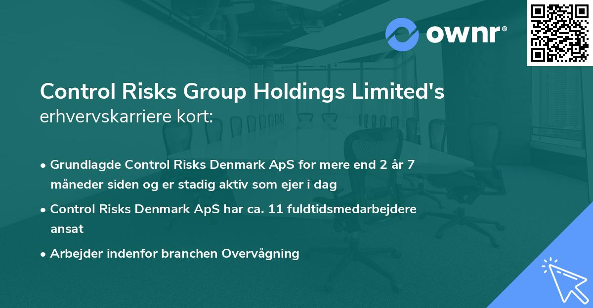 Control Risks Group Holdings Limited's erhvervskarriere kort