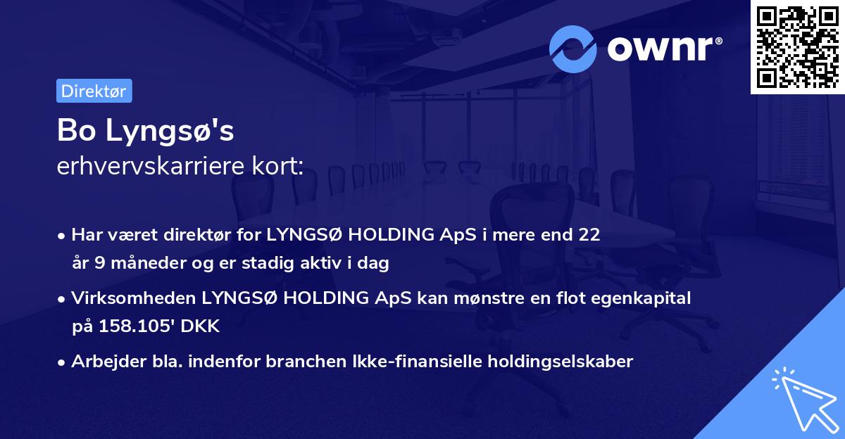 Bo Lyngsø's erhvervskarriere kort