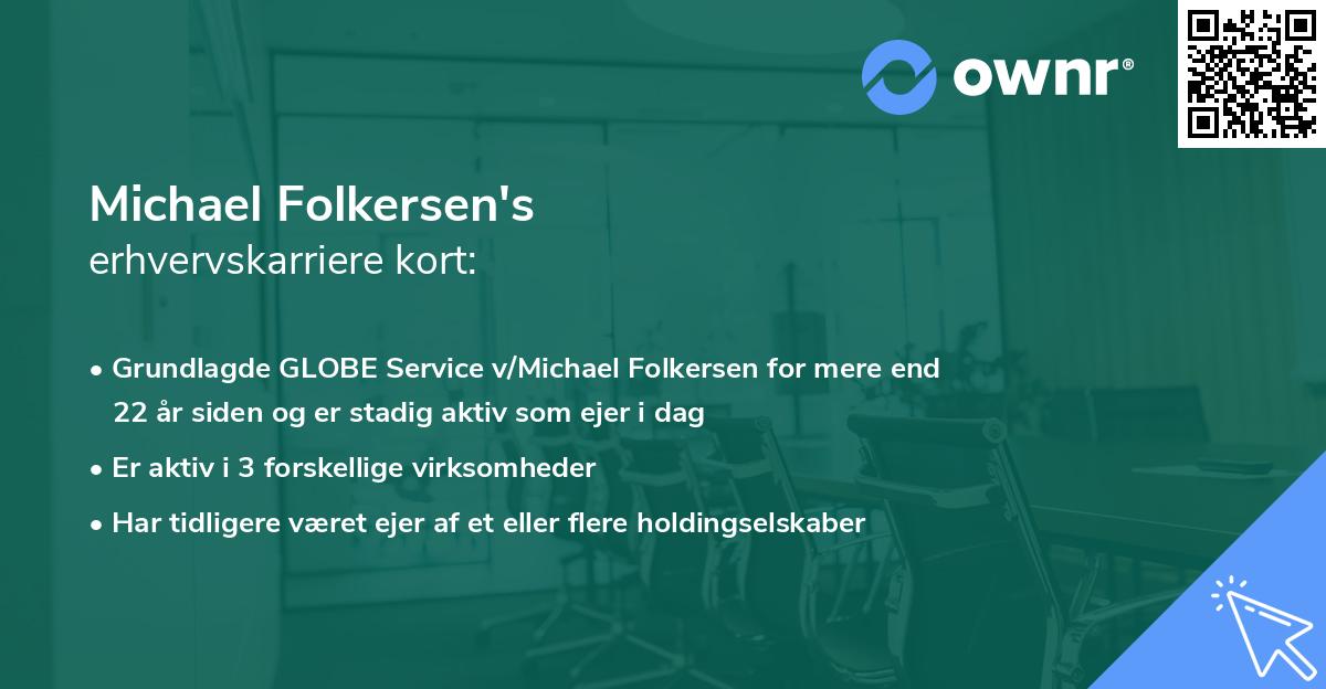 Michael Folkersen's erhvervskarriere kort