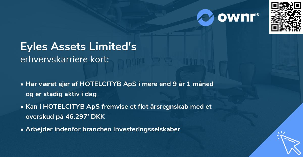 Eyles Assets Limited's erhvervskarriere kort