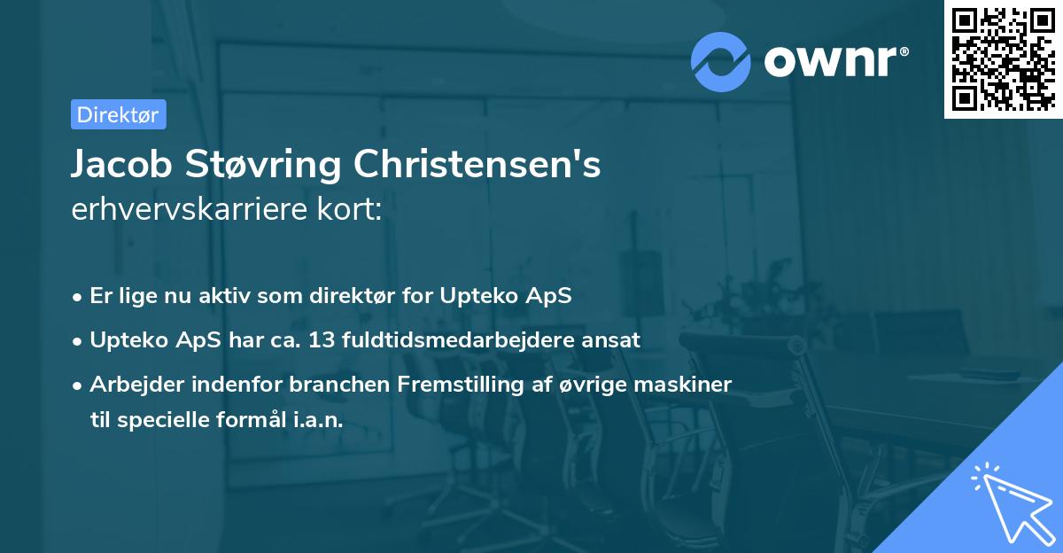 Jacob Støvring Christensen's erhvervskarriere kort