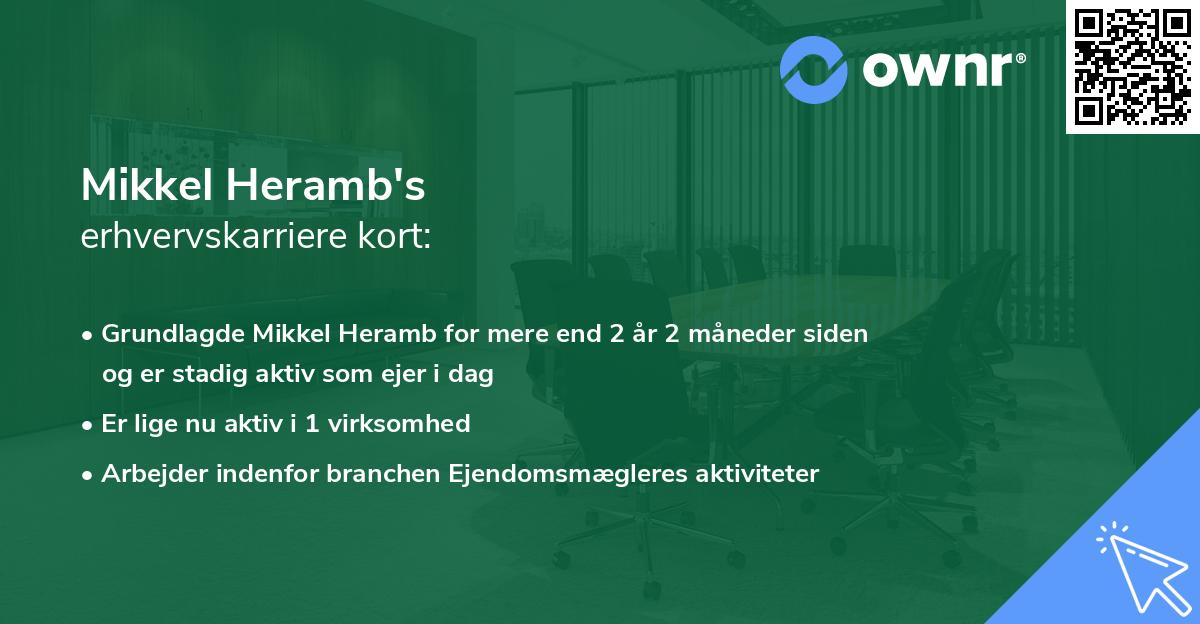 Mikkel Heramb's erhvervskarriere kort