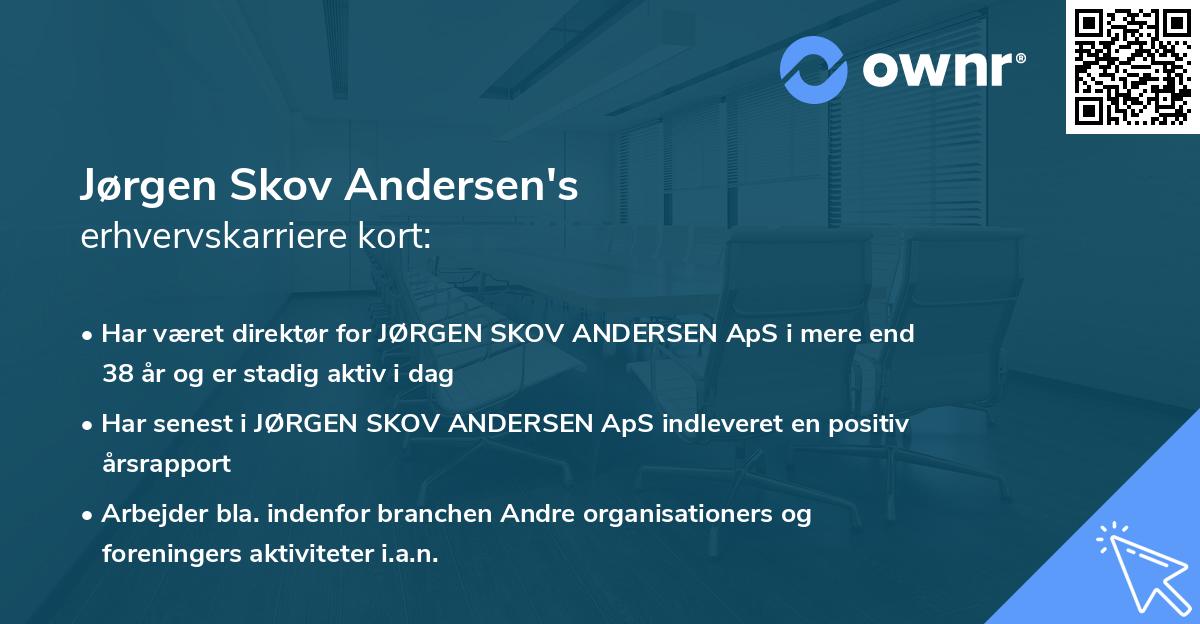 Jørgen Skov Andersen's erhvervskarriere kort