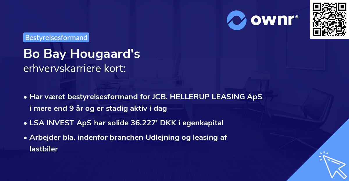 Bo Bay Hougaard's erhvervskarriere kort