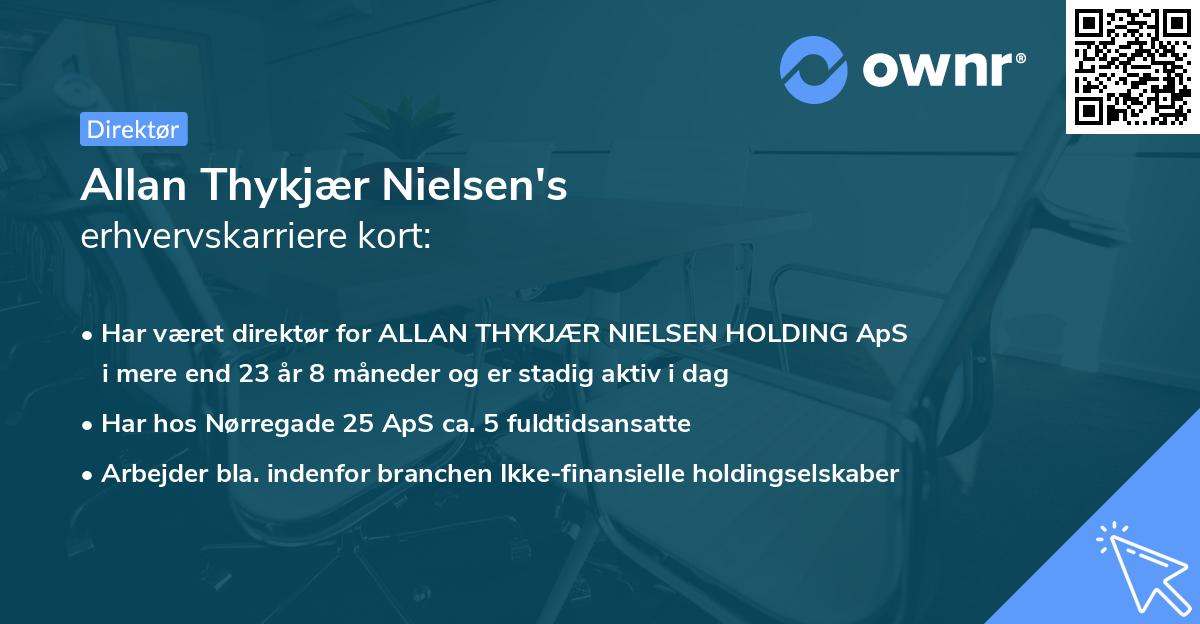 Allan Thykjær Nielsen's erhvervskarriere kort