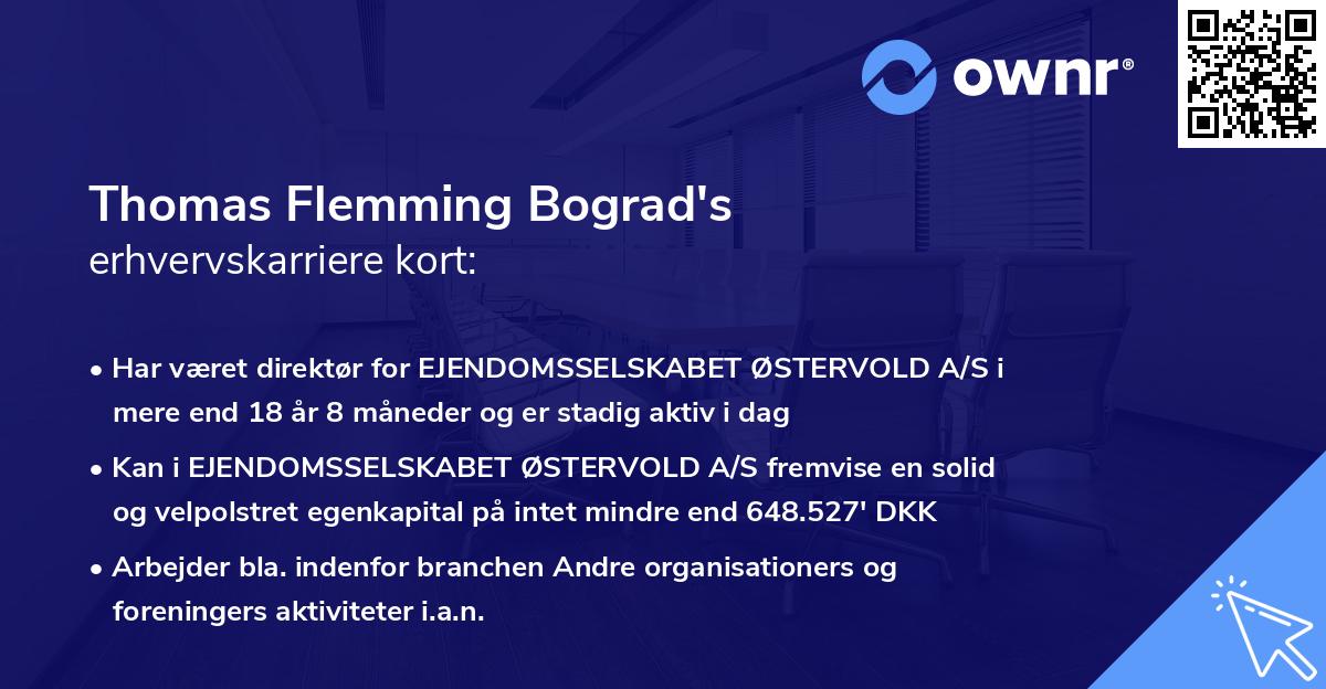 Thomas Flemming Bograd's erhvervskarriere kort