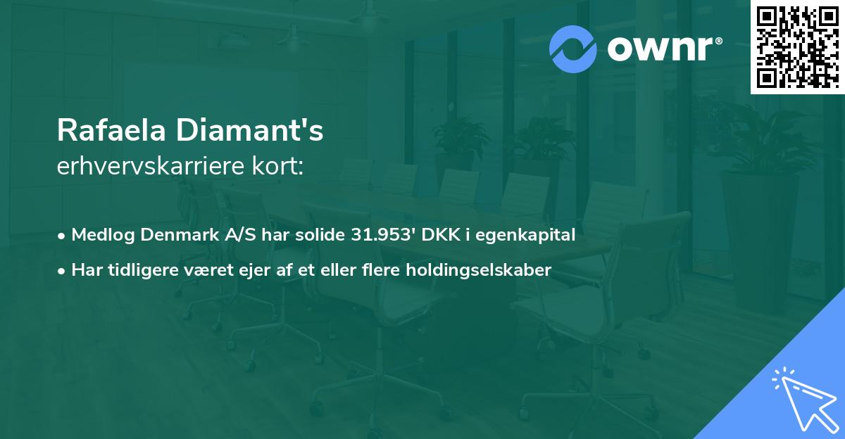 Rafaela Diamant's erhvervskarriere kort