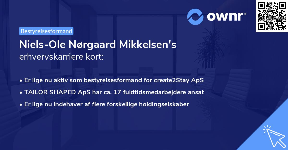 Niels-Ole Nørgaard Mikkelsen's erhvervskarriere kort