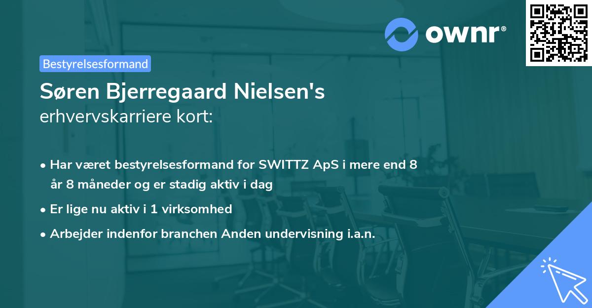 Søren Bjerregaard Nielsen's erhvervskarriere kort