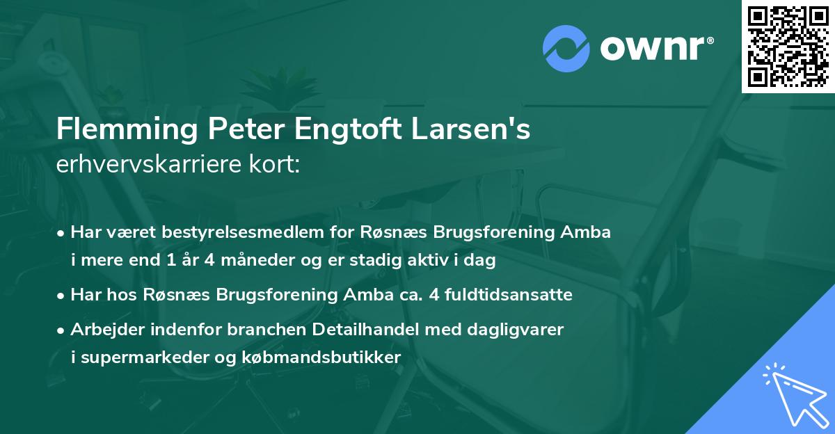 Flemming Peter Engtoft Larsen's erhvervskarriere kort