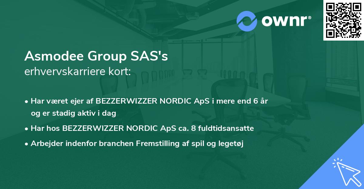 Asmodee Group SAS's erhvervskarriere kort