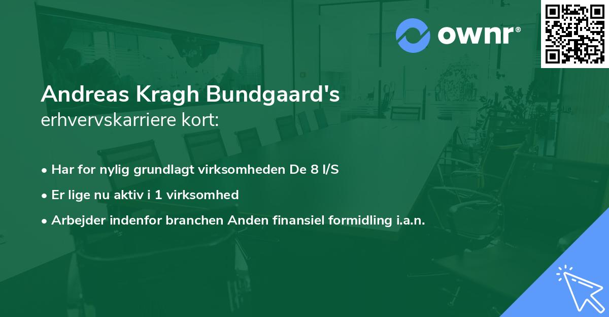 Andreas Kragh Bundgaard's erhvervskarriere kort
