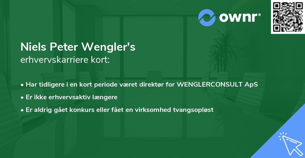 Niels Peter Wengler's erhvervskarriere kort