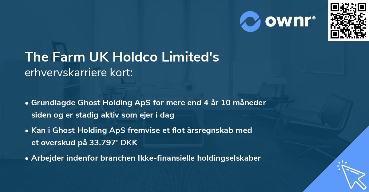 The Farm UK Holdco Limited's erhvervskarriere kort