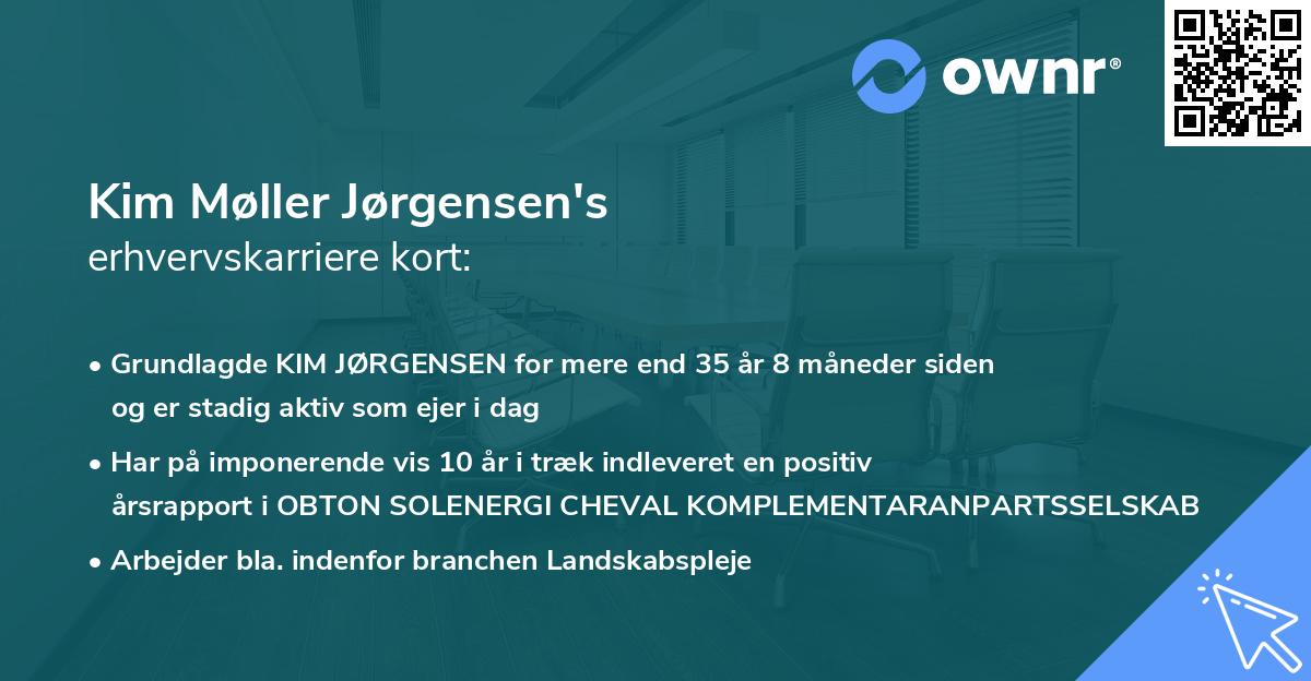 Kim Møller Jørgensen's erhvervskarriere kort