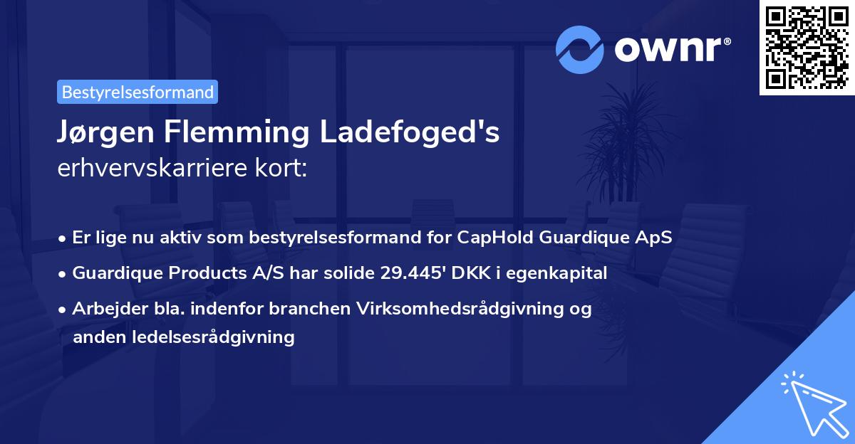 Jørgen Flemming Ladefoged's erhvervskarriere kort