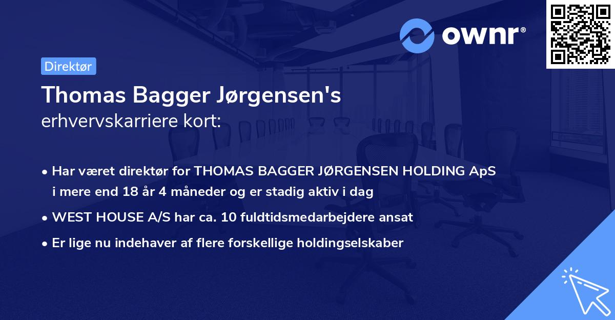 Thomas Bagger Jørgensen's erhvervskarriere kort