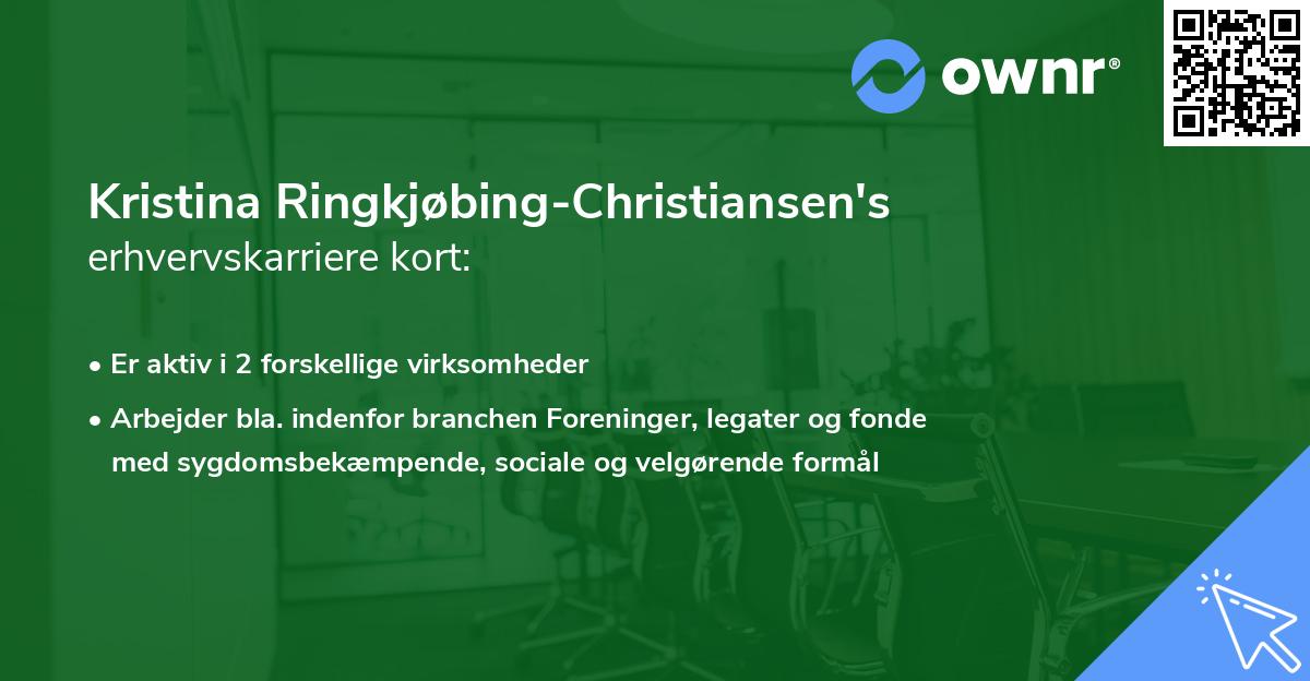 Kristina Ringkjøbing-Christiansen's erhvervskarriere kort