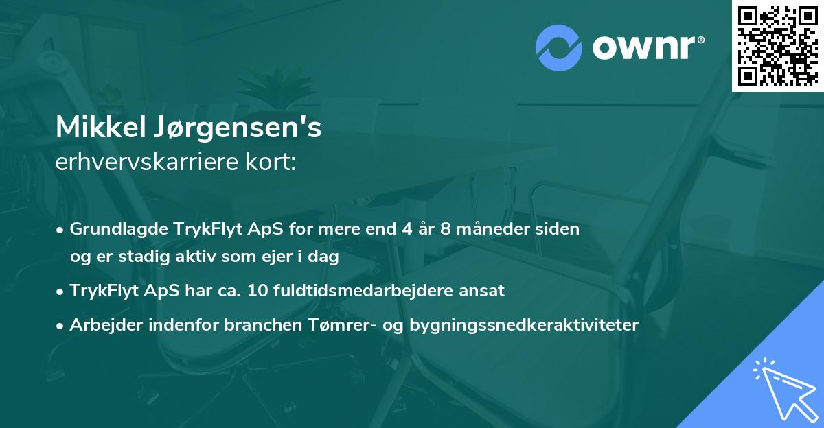 Mikkel Jørgensen's erhvervskarriere kort