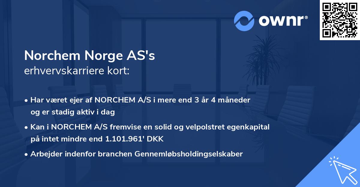 Norchem Norge AS's erhvervskarriere kort