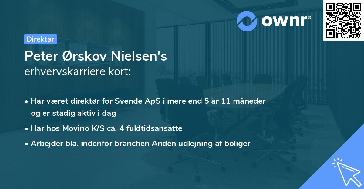Peter Ørskov Nielsen's erhvervskarriere kort