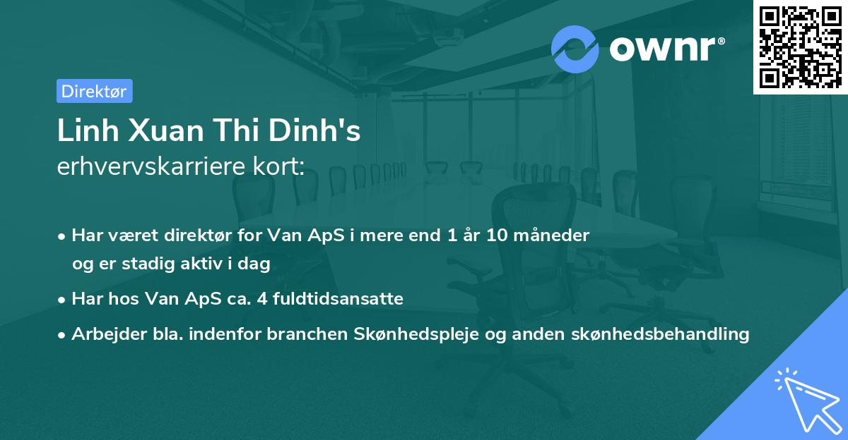 Linh Xuan Thi Dinh's erhvervskarriere kort