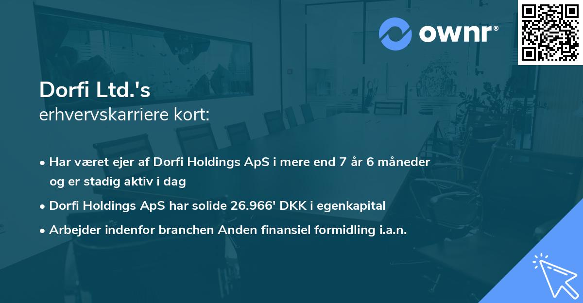 Dorfi Ltd.'s erhvervskarriere kort