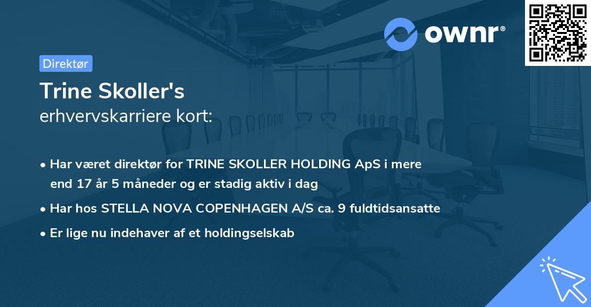 Trine Skoller's erhvervskarriere kort