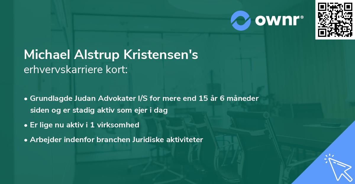 Michael Alstrup Kristensen's erhvervskarriere kort