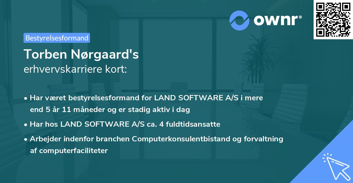 Torben Nørgaard's erhvervskarriere kort