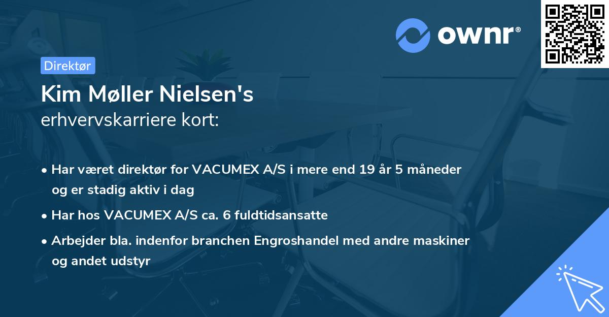Kim Møller Nielsen's erhvervskarriere kort