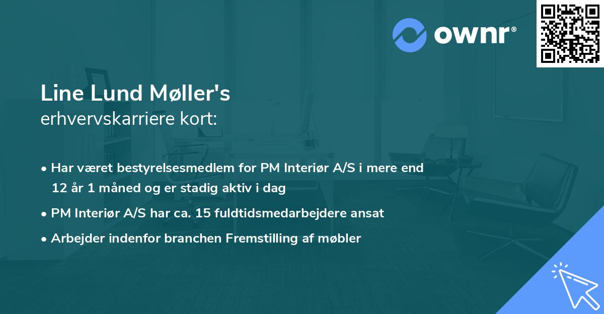 Line Lund Møller's erhvervskarriere kort