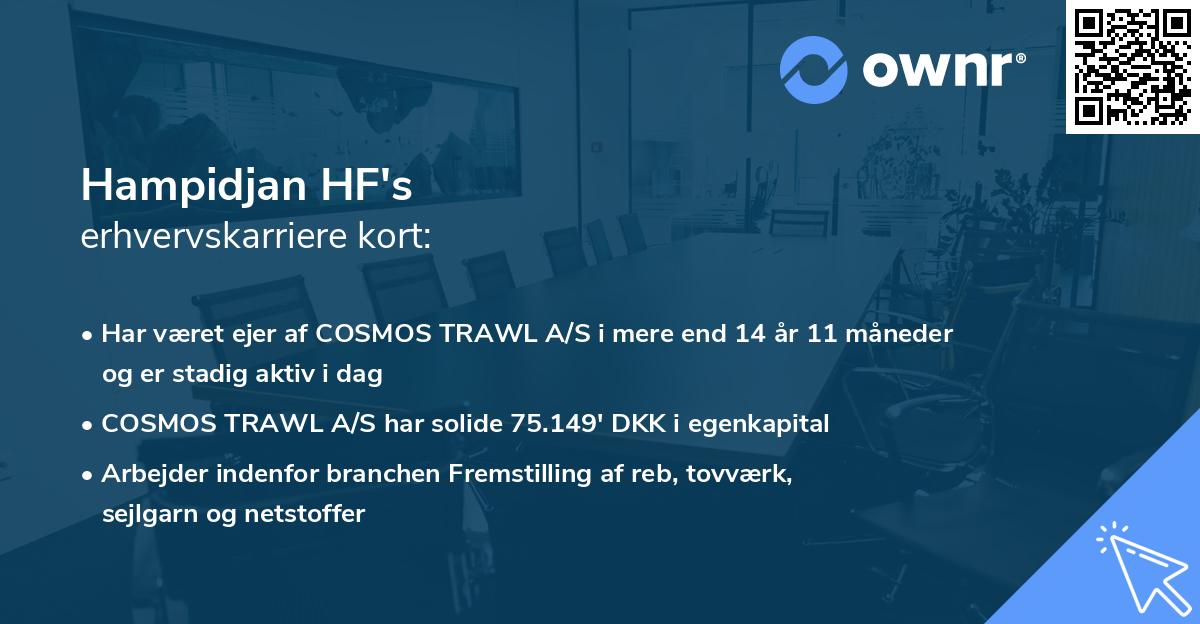 Hampidjan HF's erhvervskarriere kort