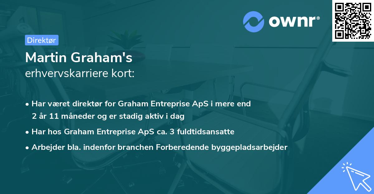 Martin Graham's erhvervskarriere kort