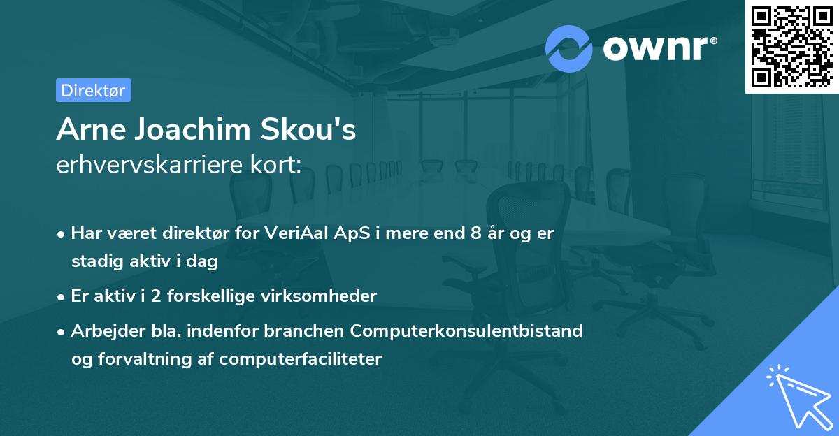 Arne Joachim Skou's erhvervskarriere kort