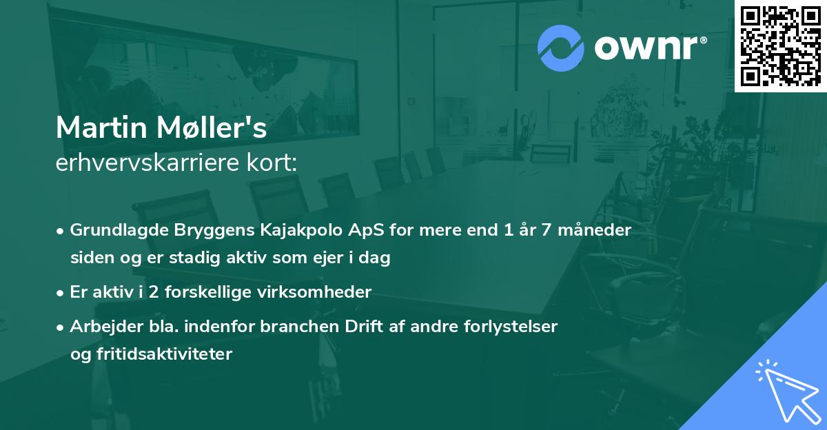 Martin Møller's erhvervskarriere kort
