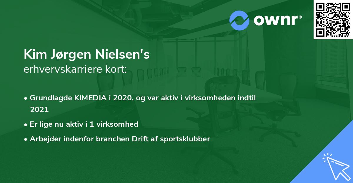 Kim Jørgen Nielsen's erhvervskarriere kort