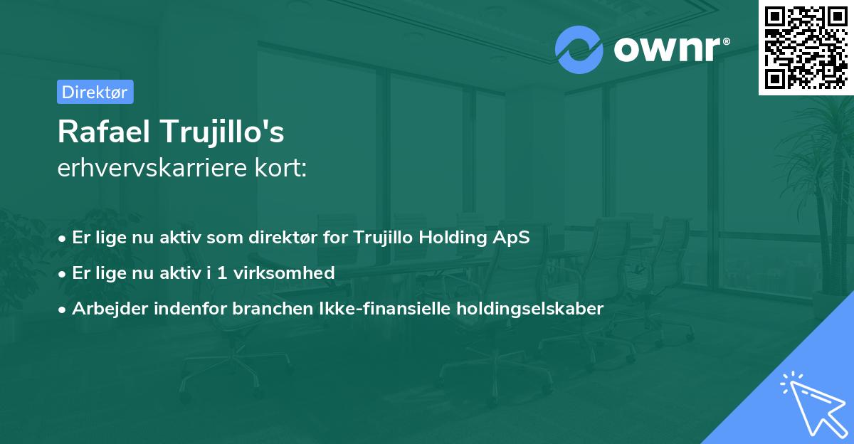 Rafael Trujillo's erhvervskarriere kort