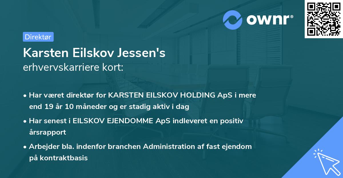 Karsten Eilskov Jessen's erhvervskarriere kort