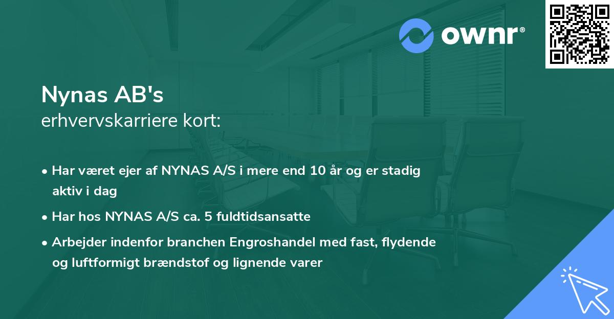 Nynas AB's erhvervskarriere kort