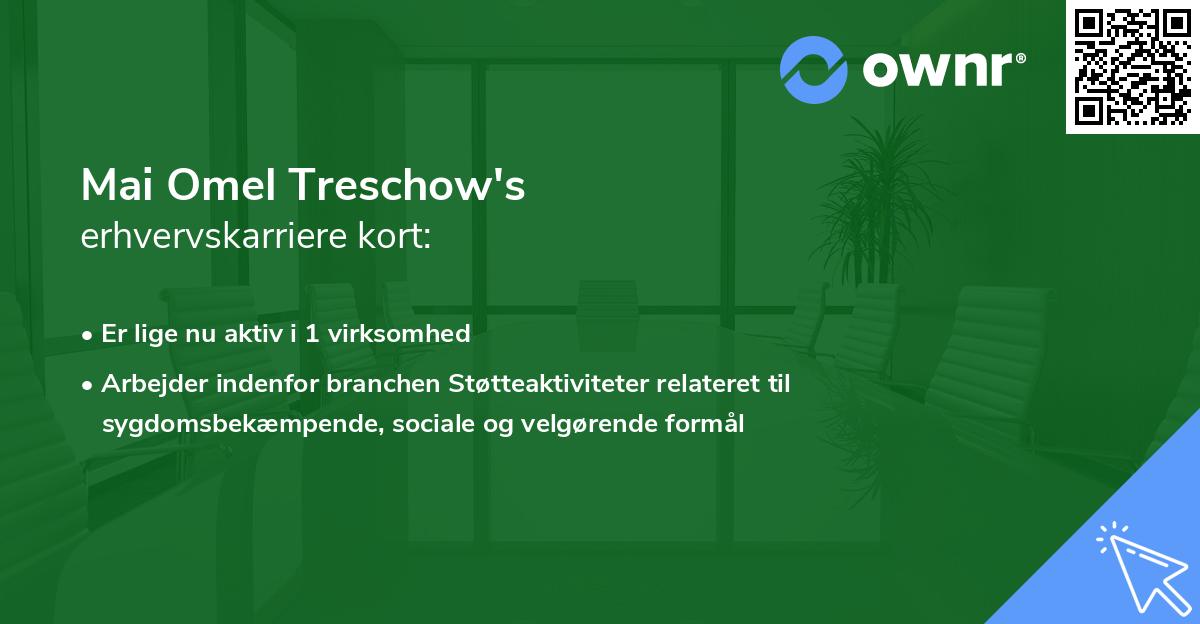 Mai Omel Treschow's erhvervskarriere kort