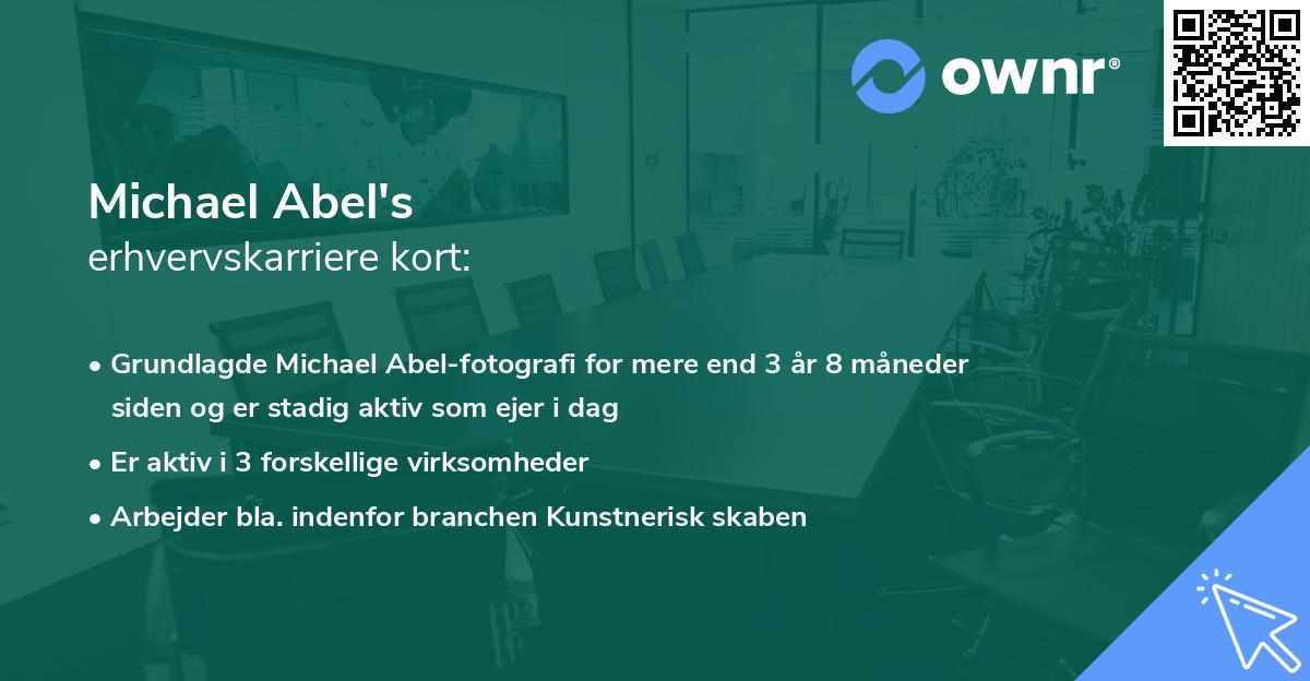 Michael Abel's erhvervskarriere kort