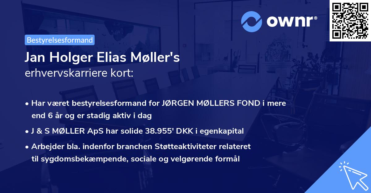 Jan Holger Elias Møller's erhvervskarriere kort